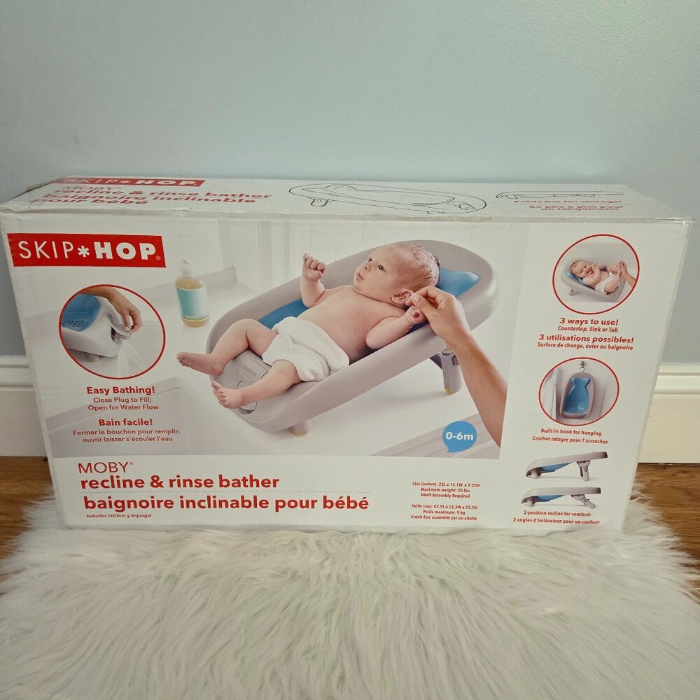 Skip Hop  Moby Recline & Rinse Bather